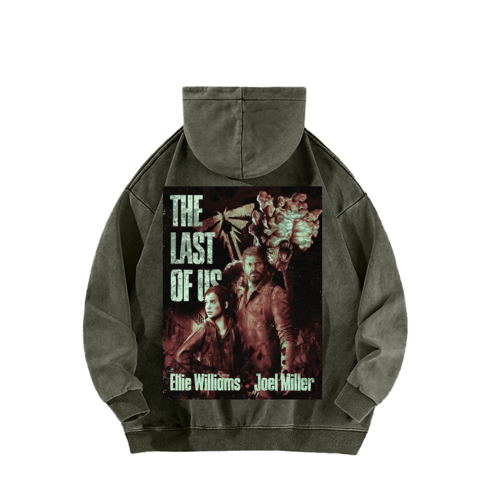 The Last of Us Unisex Washed Hoodie 2602014021