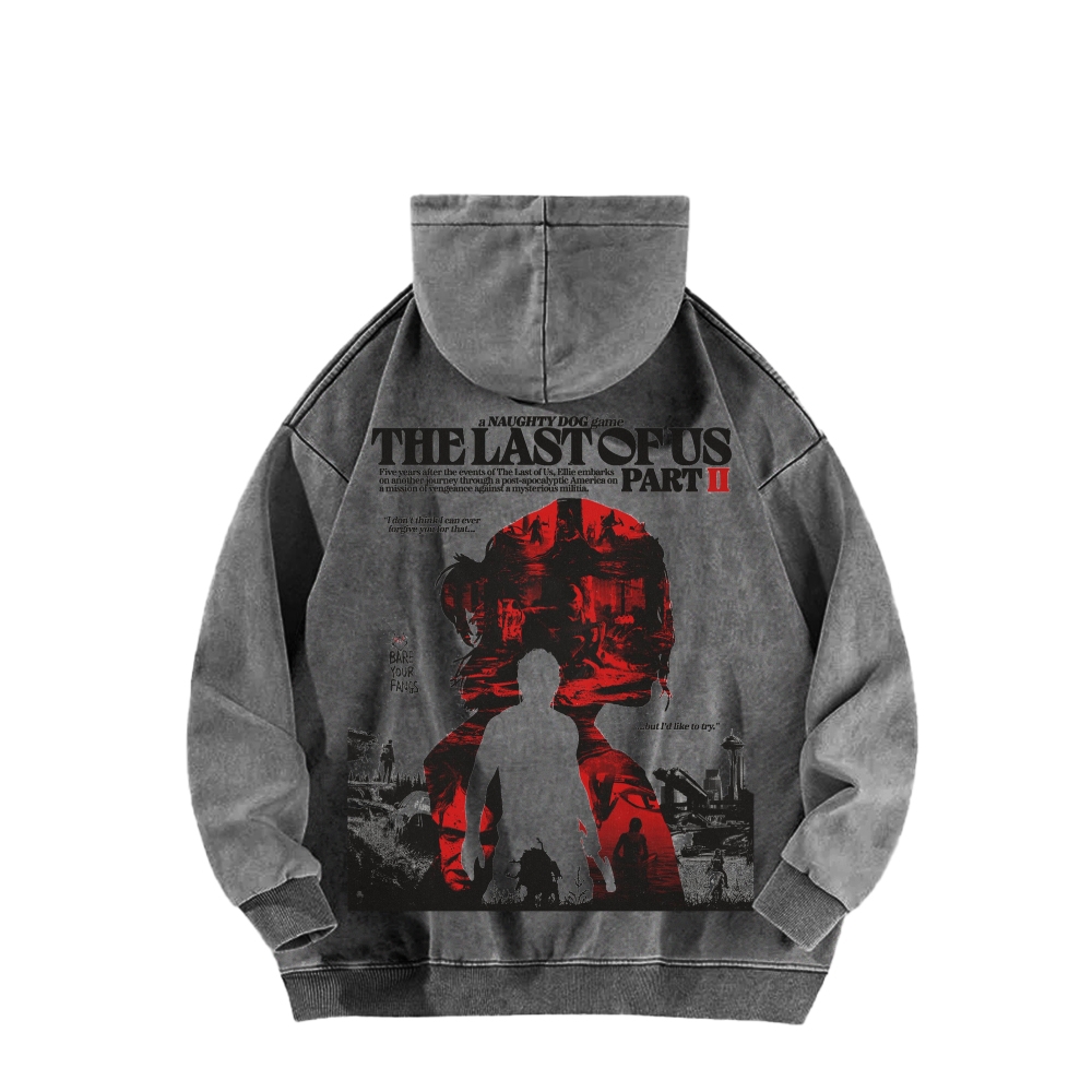 The Last of Us Unisex Washed Hoodie 2602014099