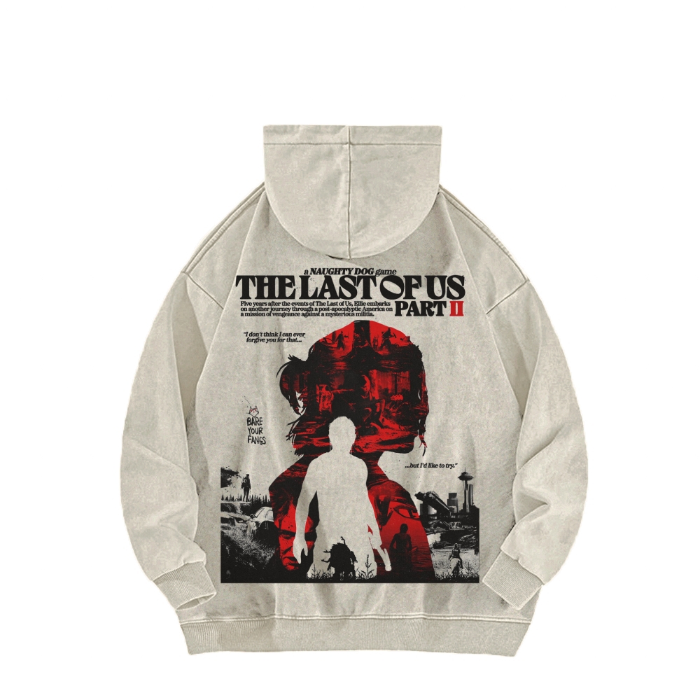 The Last of Us Unisex Washed Hoodie 2602014099