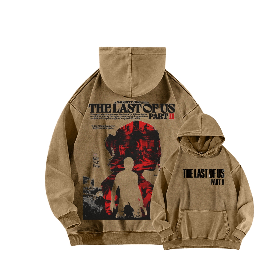The Last of Us Unisex Washed Hoodie 2602014099