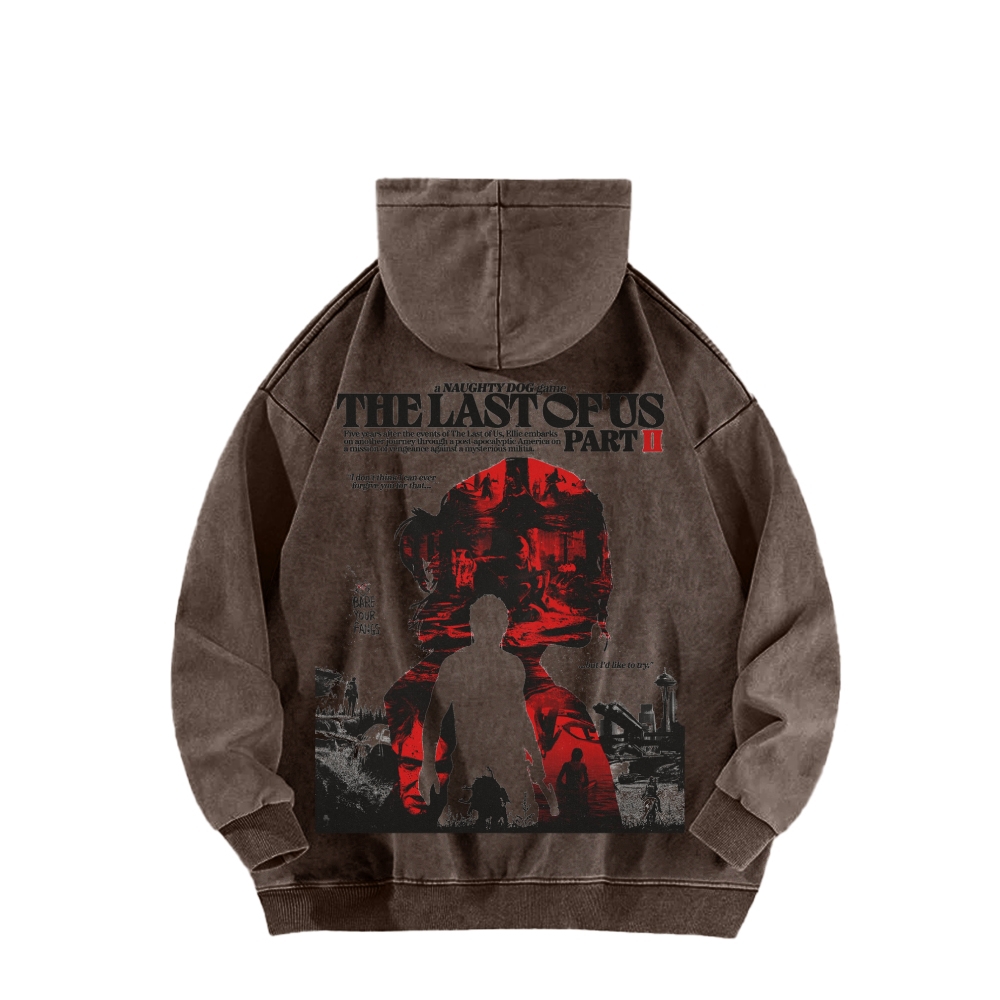 The Last of Us Unisex Washed Hoodie 2602014099