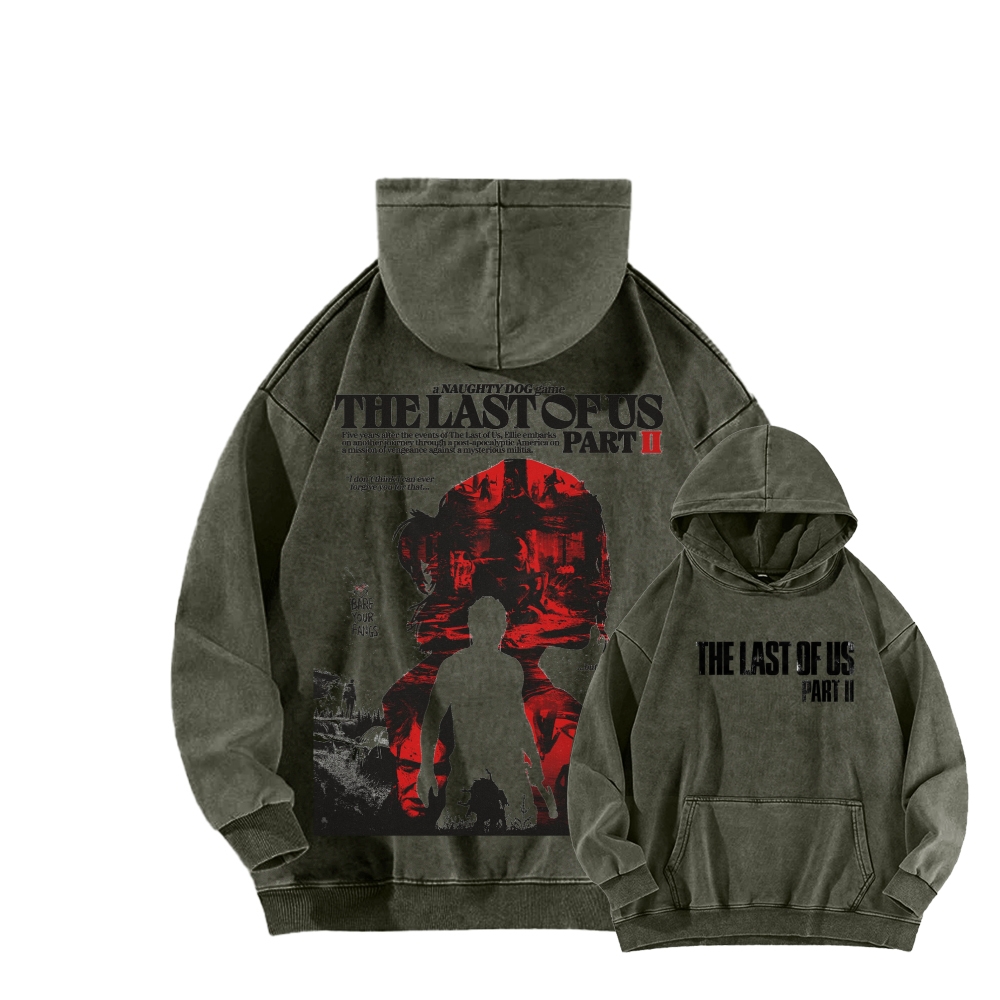 The Last of Us Unisex Washed Hoodie 2602014099