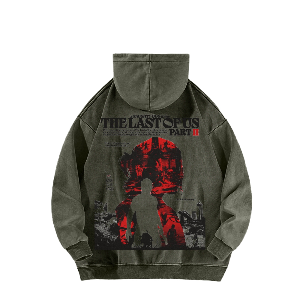 The Last of Us Unisex Washed Hoodie 2602014099
