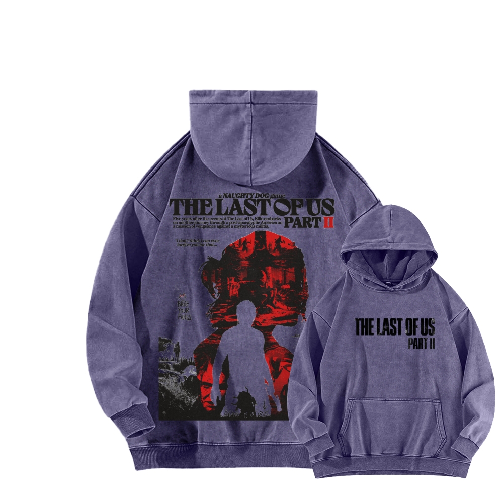 The Last of Us Unisex Washed Hoodie 2602014099