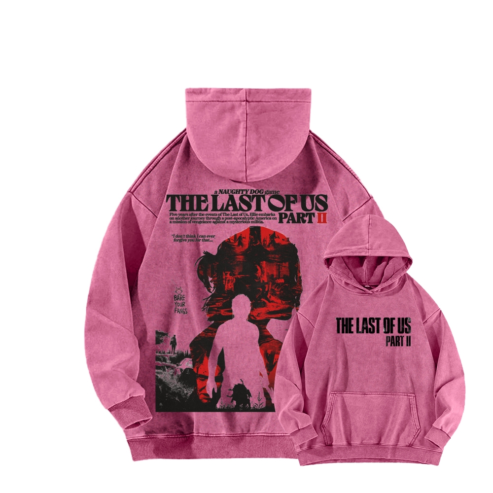 The Last of Us Unisex Washed Hoodie 2602014099