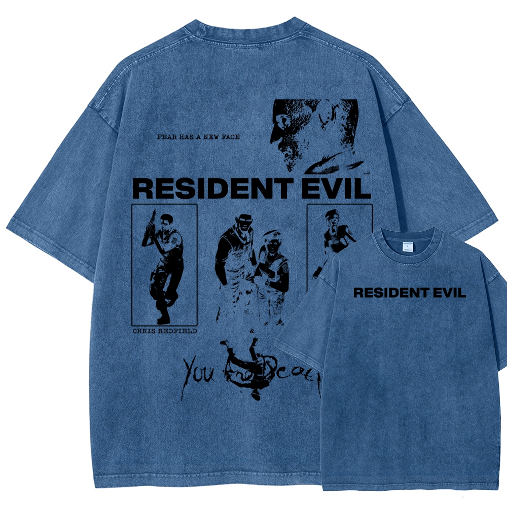 Resident Evil Unisex Fit Washed T-Shirt 2602014387
