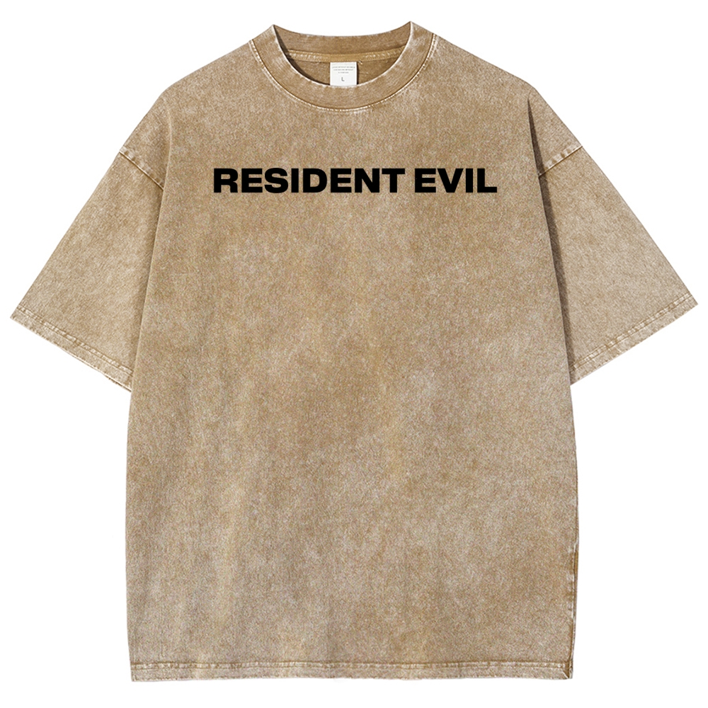 Resident Evil Unisex Fit Washed T-Shirt 2602014387