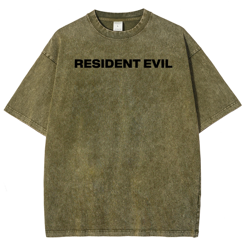 Resident Evil Unisex Fit Washed T-Shirt 2602014387