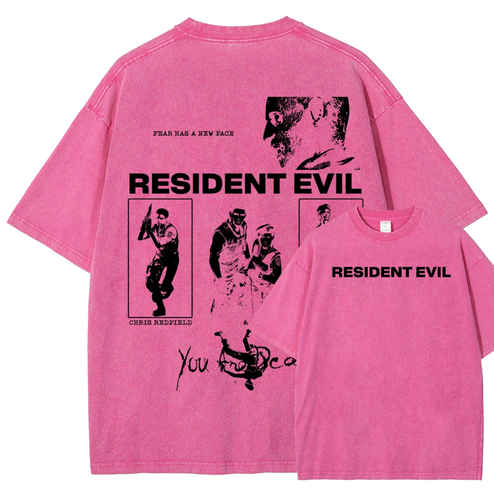 Resident Evil Unisex Fit Washed T-Shirt 2602014387