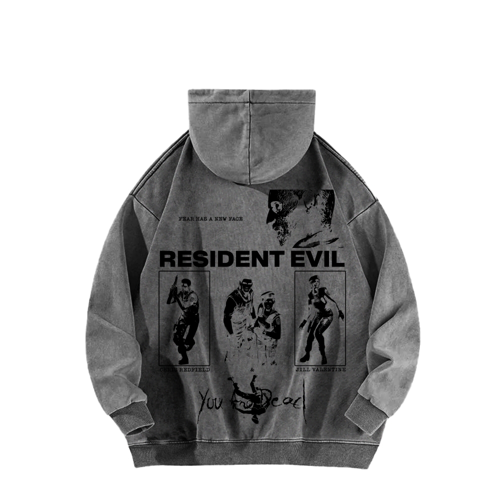 Resident Evil Unisex Washed Hoodie 2602014412