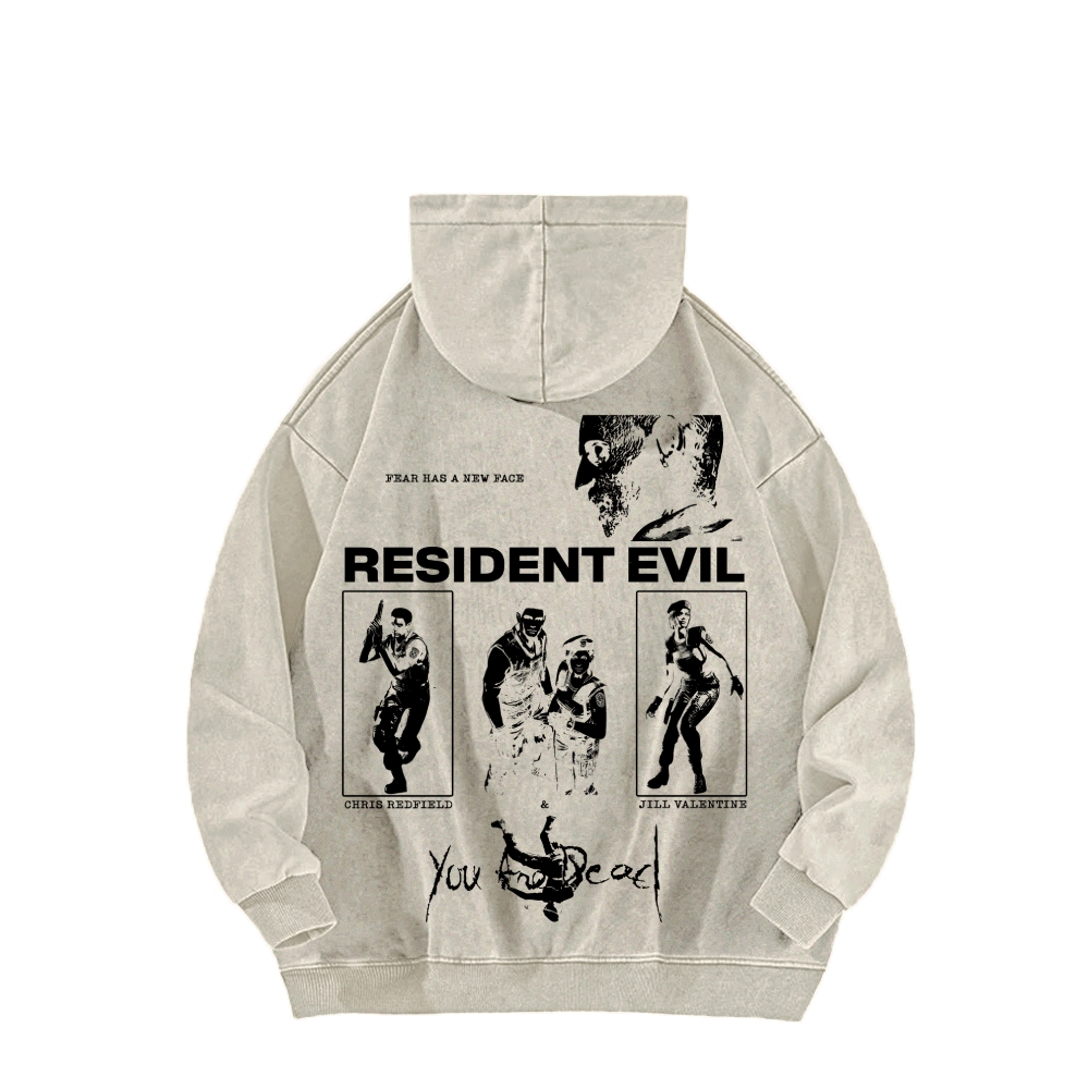 Resident Evil Unisex Washed Hoodie 2602014412