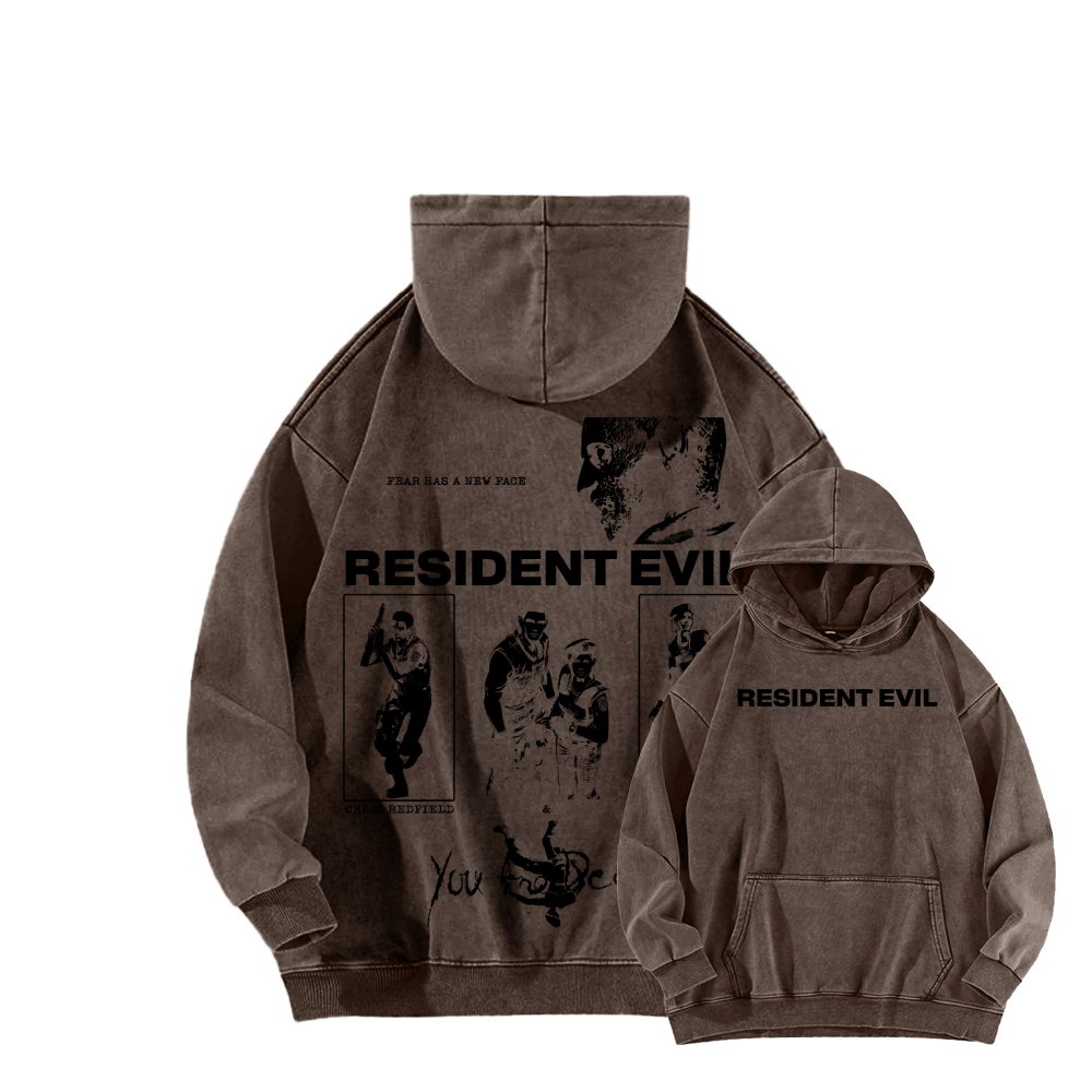 Resident Evil Unisex Washed Hoodie 2602014412