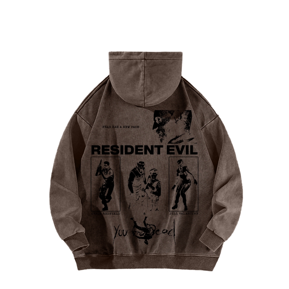 Resident Evil Unisex Washed Hoodie 2602014412