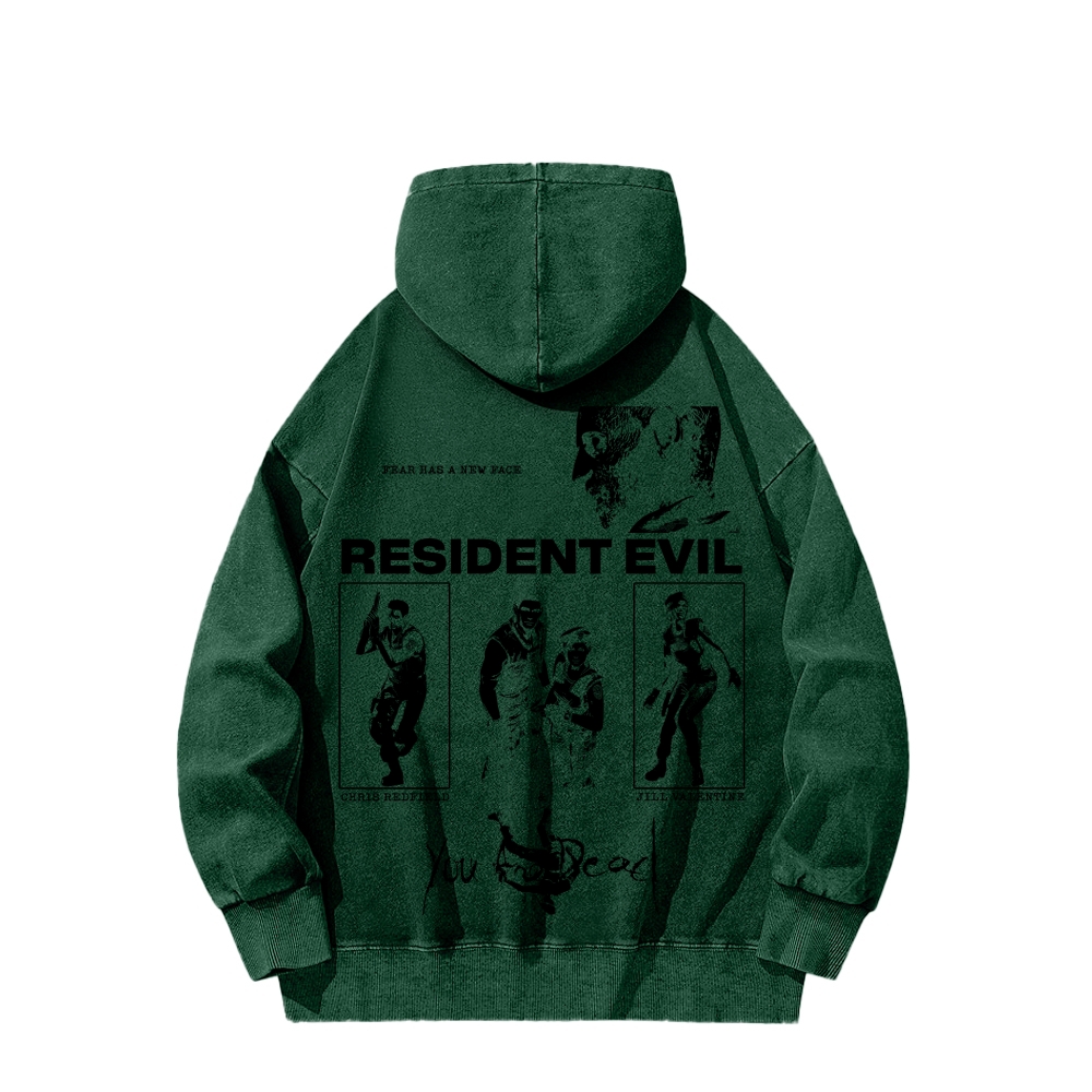 Resident Evil Unisex Washed Hoodie 2602014412
