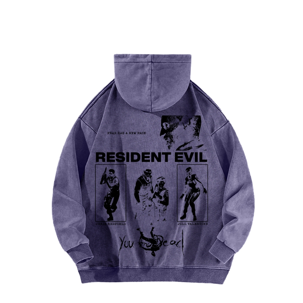Resident Evil Unisex Washed Hoodie 2602014412