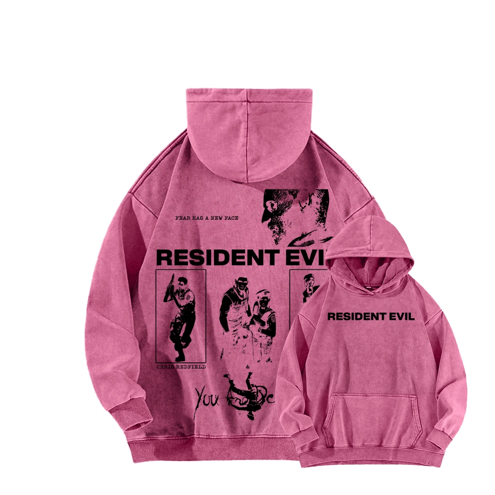 Resident Evil Unisex Washed Hoodie 2602014412