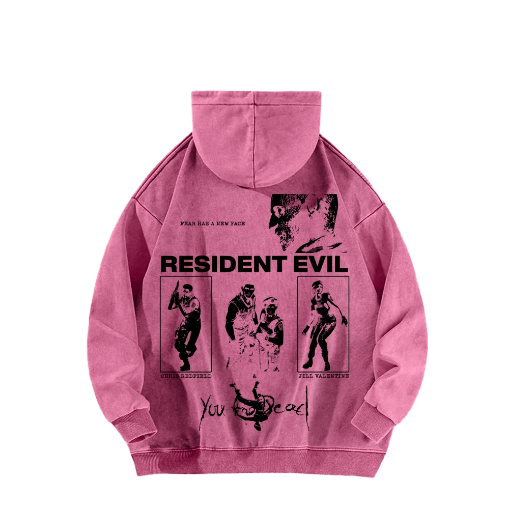 Resident Evil Unisex Washed Hoodie 2602014412