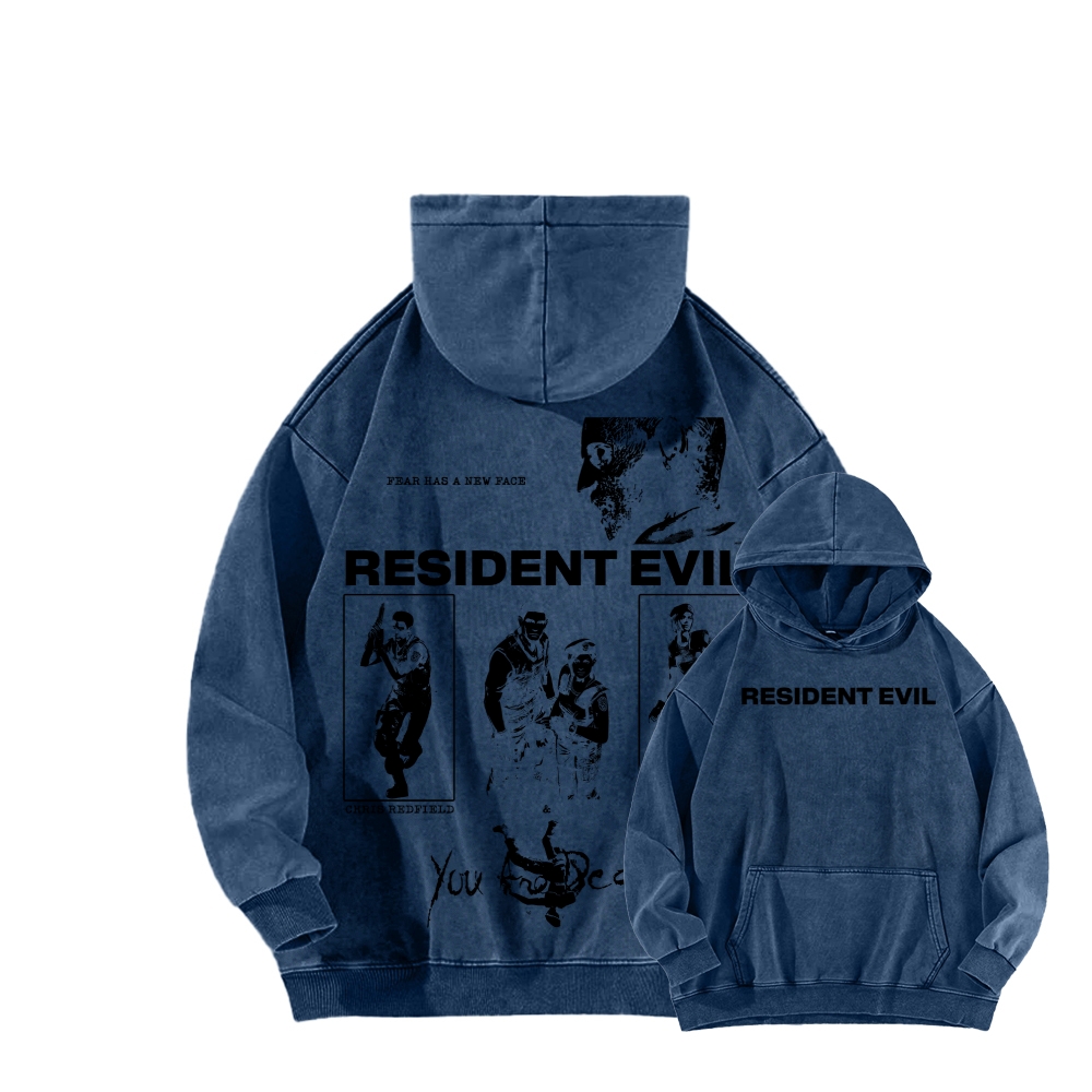Resident Evil Unisex Washed Hoodie 2602014412