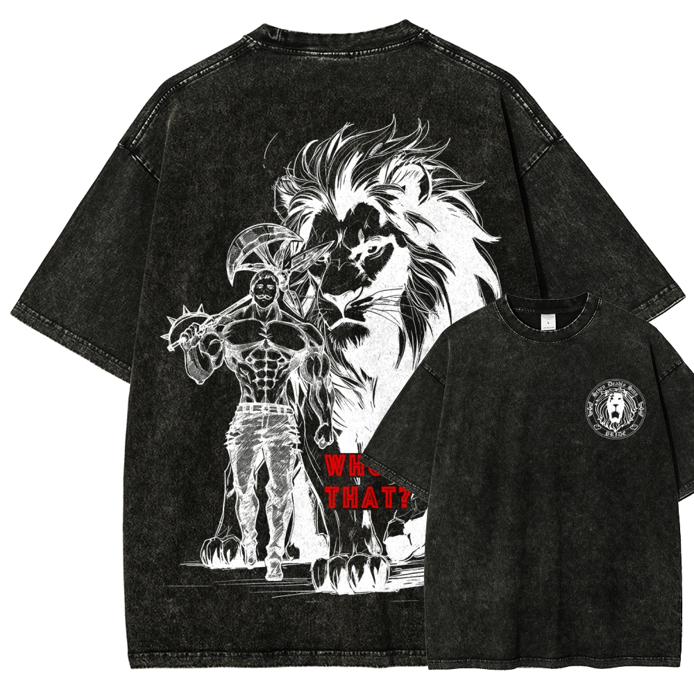 Seven Deadly Sins Unisex Fit Washed T-Shirt 2602014421