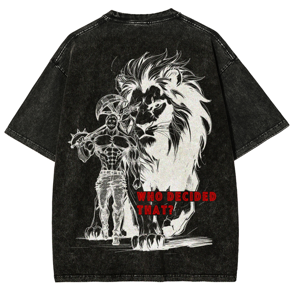 Seven Deadly Sins Unisex Fit Washed T-Shirt 2602014421