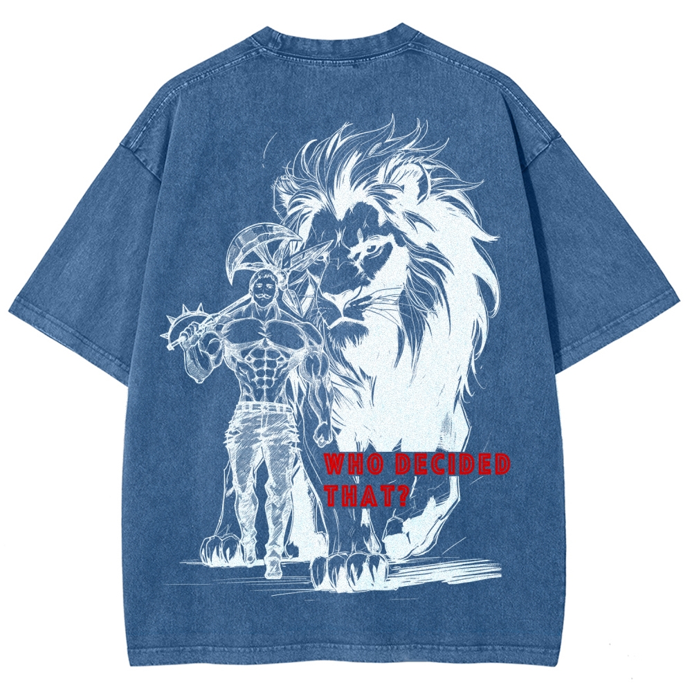 Seven Deadly Sins Unisex Fit Washed T-Shirt 2602014421