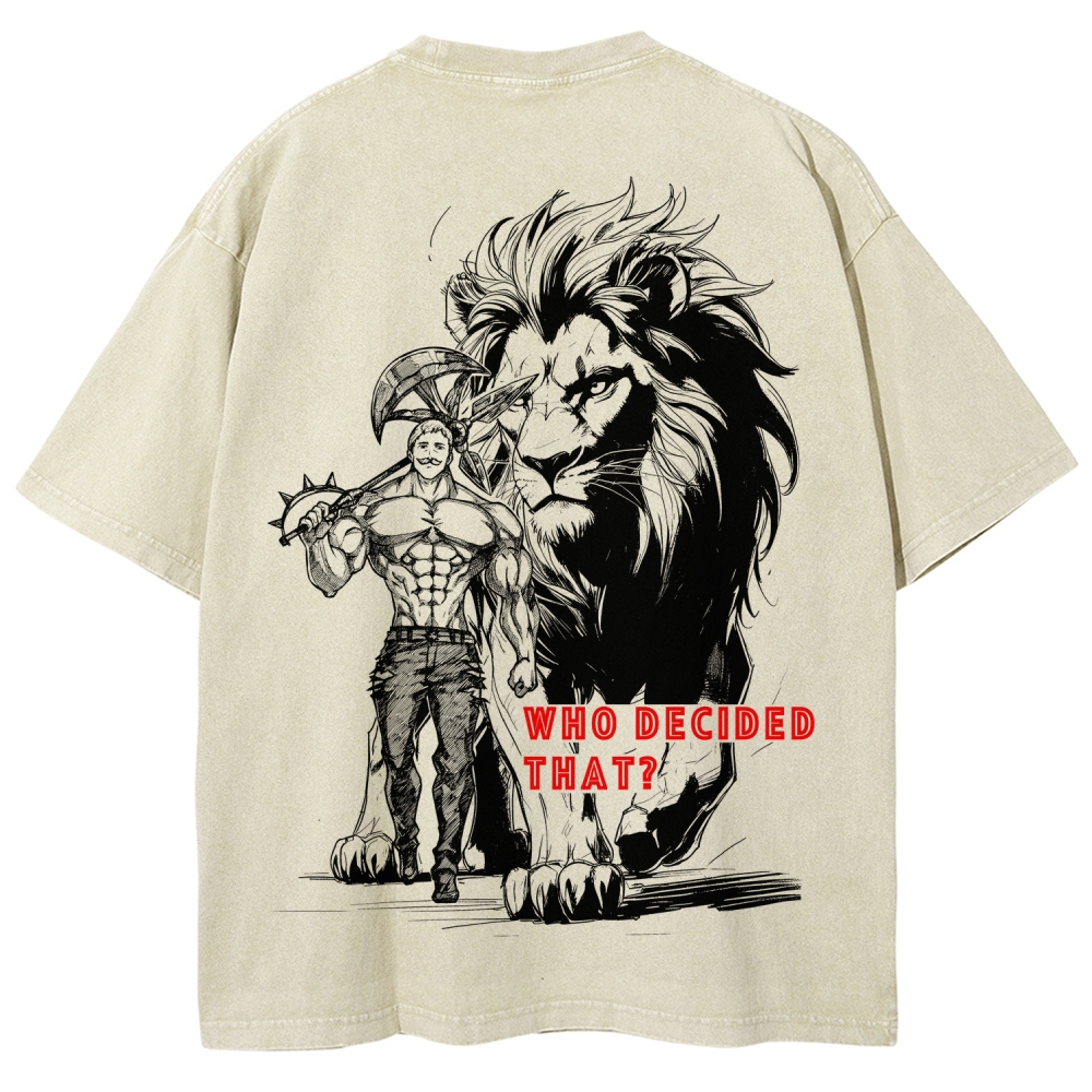 Seven Deadly Sins Unisex Fit Washed T-Shirt 2602014421