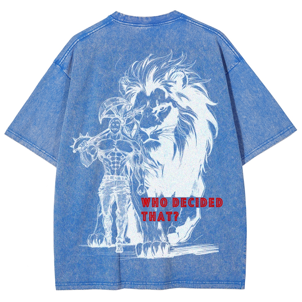 Seven Deadly Sins Unisex Fit Washed T-Shirt 2602014421