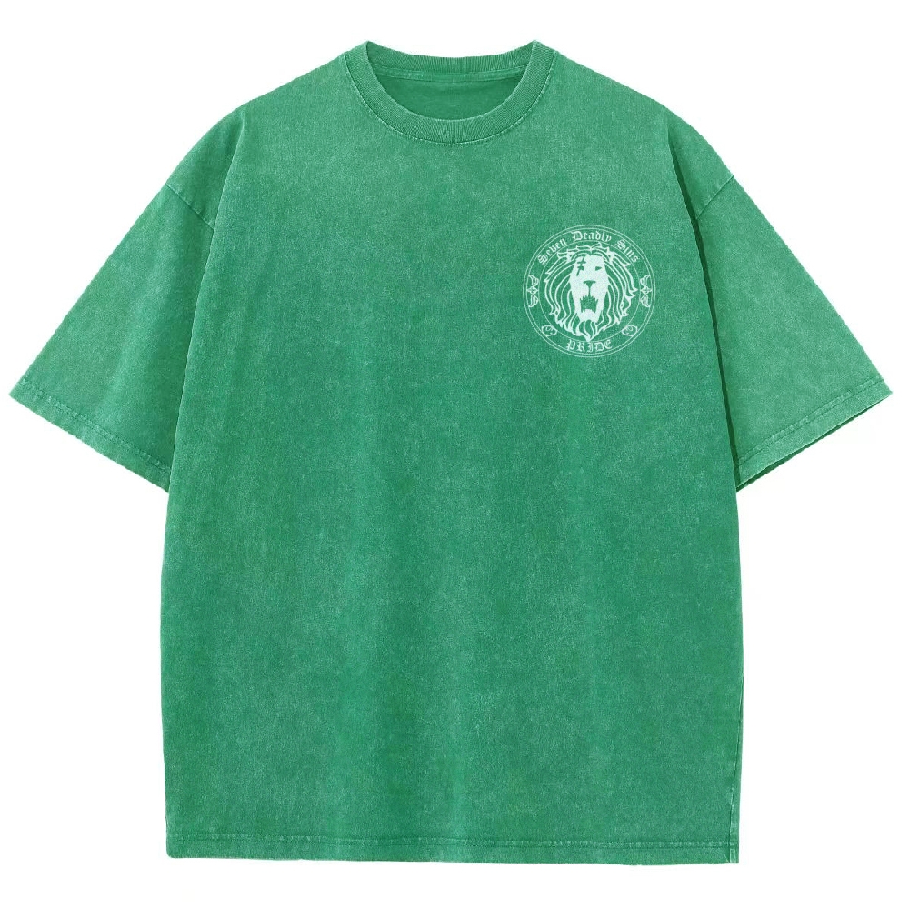 Seven Deadly Sins Unisex Fit Washed T-Shirt 2602014421