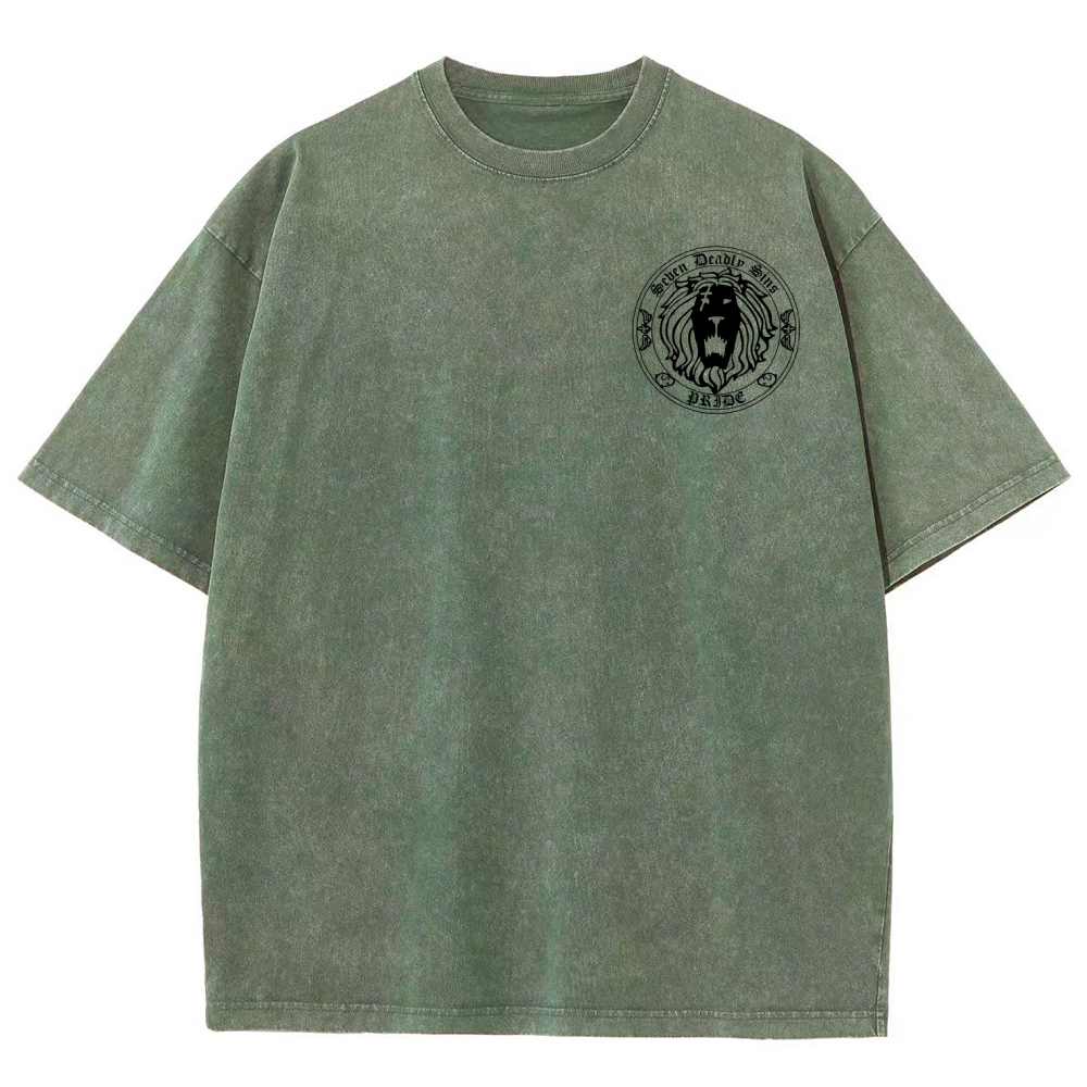 Seven Deadly Sins Unisex Fit Washed T-Shirt 2602014421