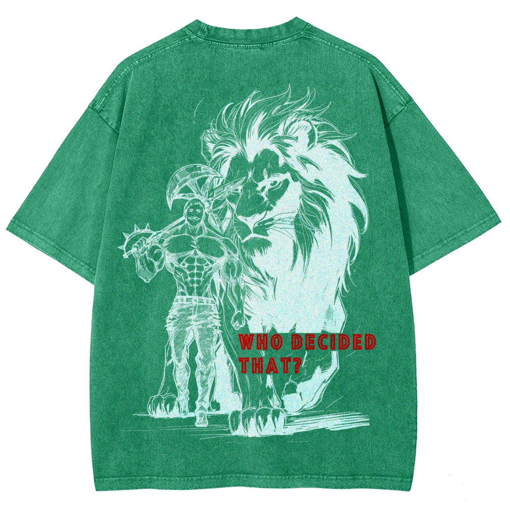 Seven Deadly Sins Unisex Fit Washed T-Shirt 2602014421