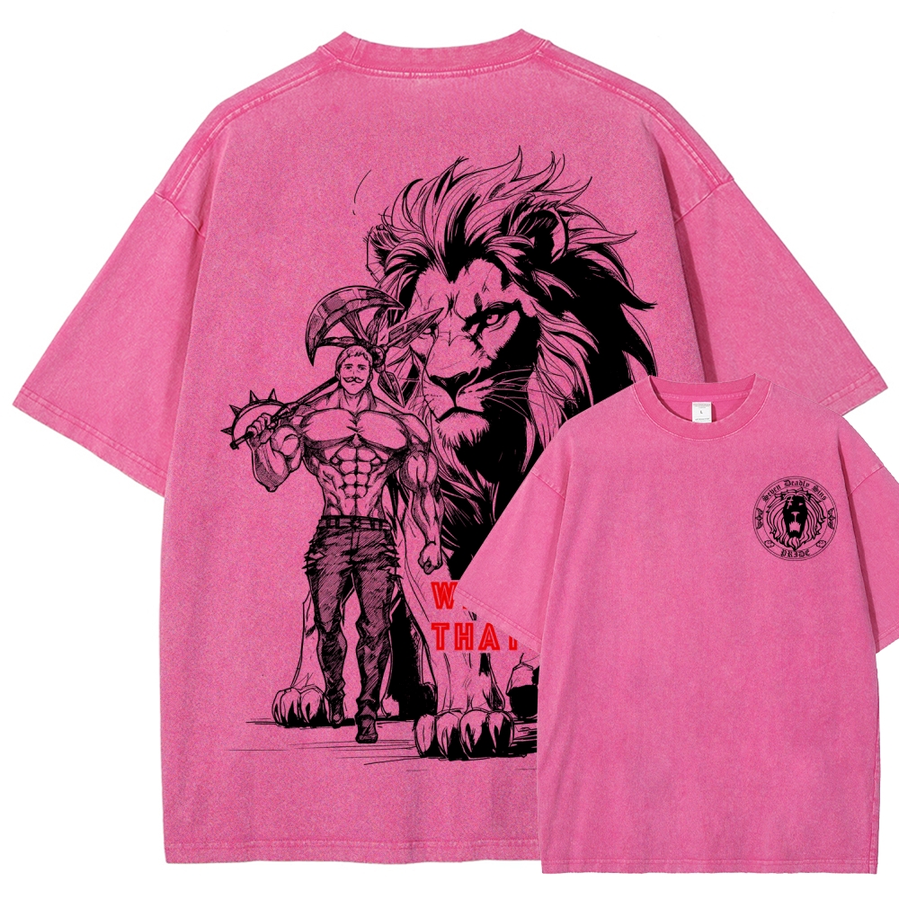 Seven Deadly Sins Unisex Fit Washed T-Shirt 2602014421