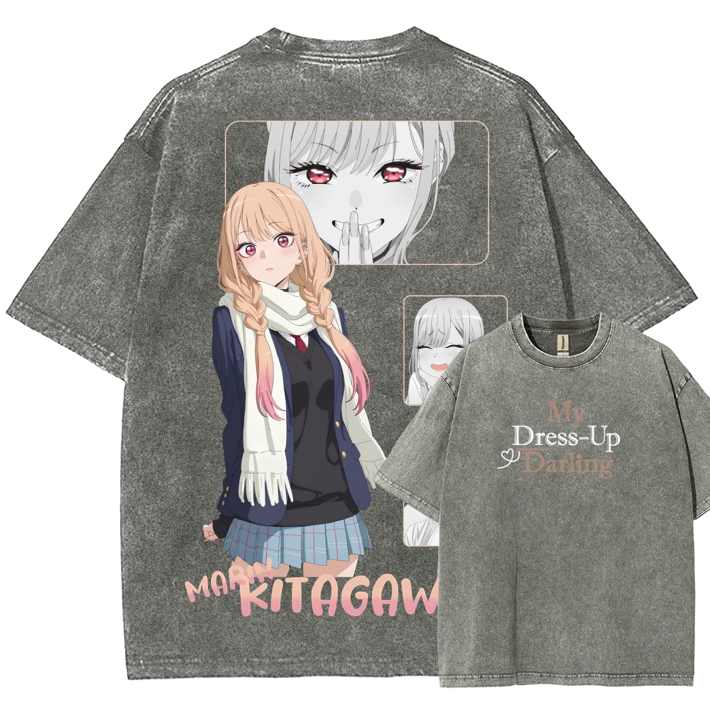 My Dress-Up Darling Unisex Fit Washed T-Shirt 2603000330