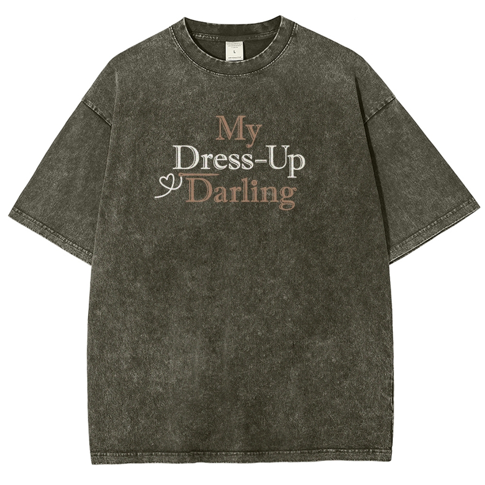My Dress-Up Darling Unisex Fit Washed T-Shirt 2603000330