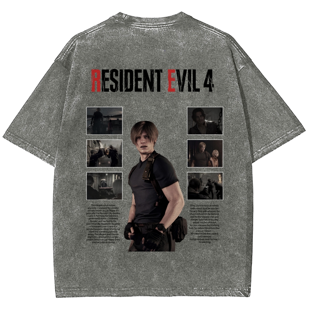 Resident Evil Unisex Fit Washed T-Shirt 2603000559