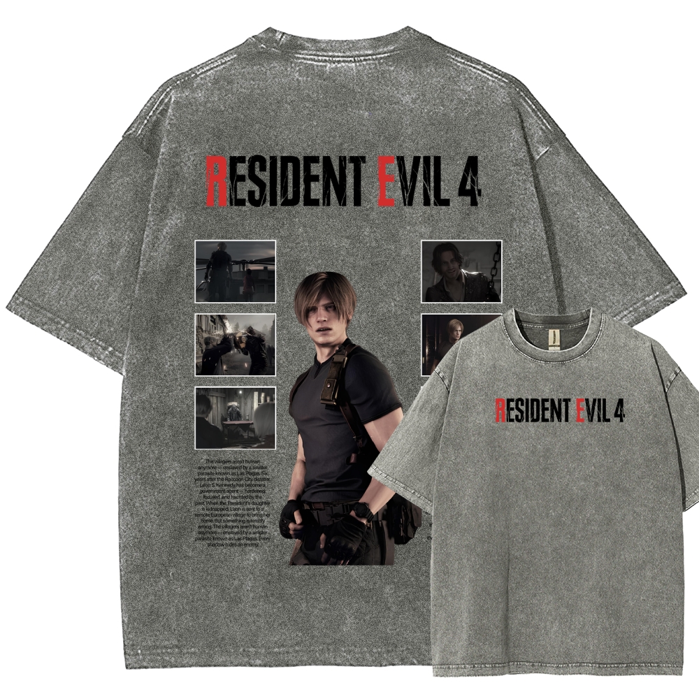 Resident Evil Unisex Fit Washed T-Shirt 2603000559