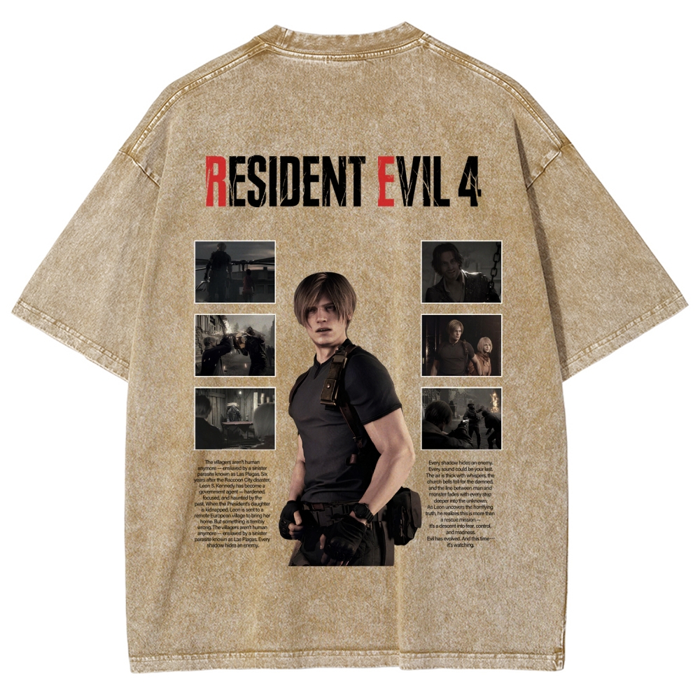 Resident Evil Unisex Fit Washed T-Shirt 2603000559