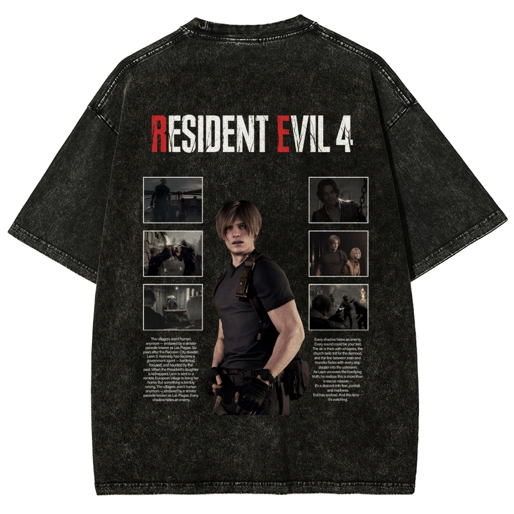 Resident Evil Unisex Fit Washed T-Shirt 2603000559