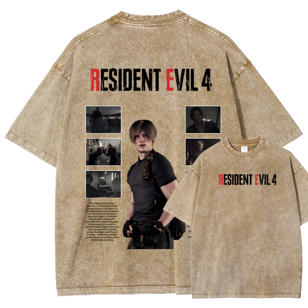 Resident Evil Unisex Fit Washed T-Shirt 2603000559