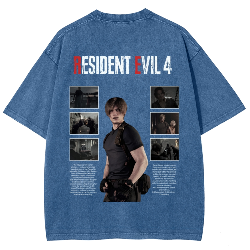 Resident Evil Unisex Fit Washed T-Shirt 2603000559
