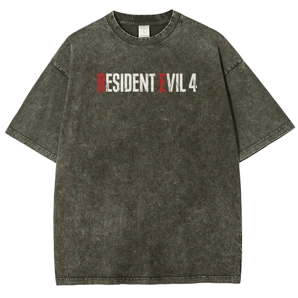 Resident Evil Unisex Fit Washed T-Shirt 2603000559