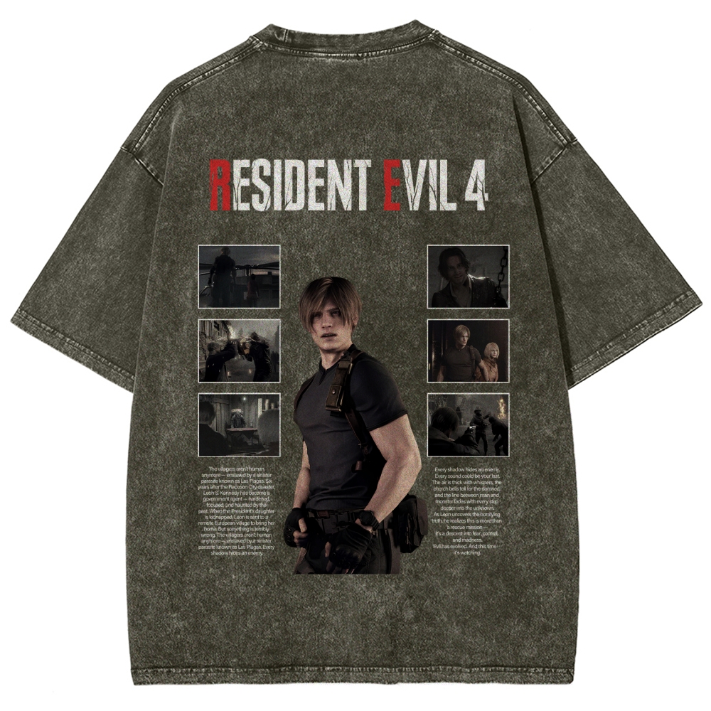Resident Evil Unisex Fit Washed T-Shirt 2603000559