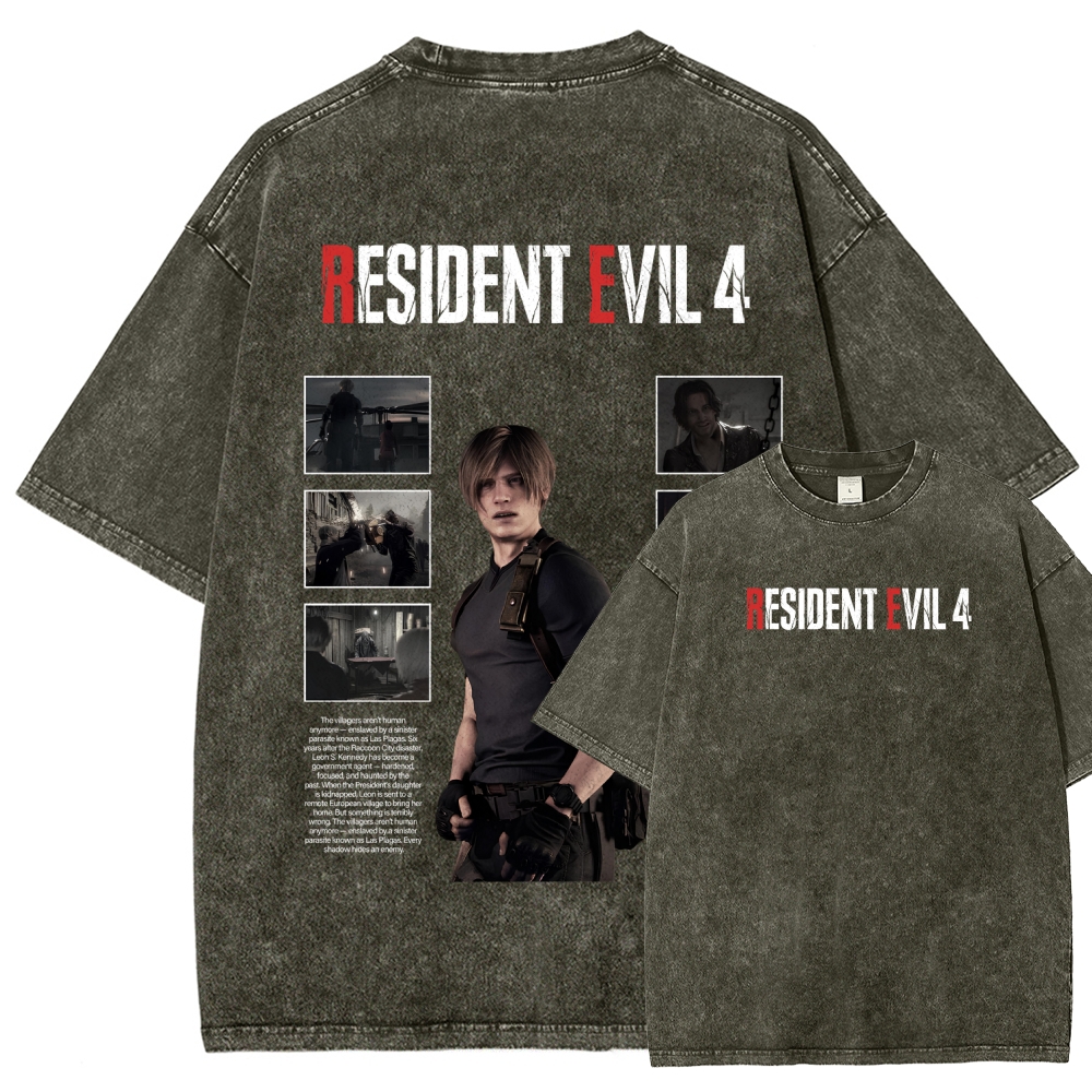 Resident Evil Unisex Fit Washed T-Shirt 2603000559