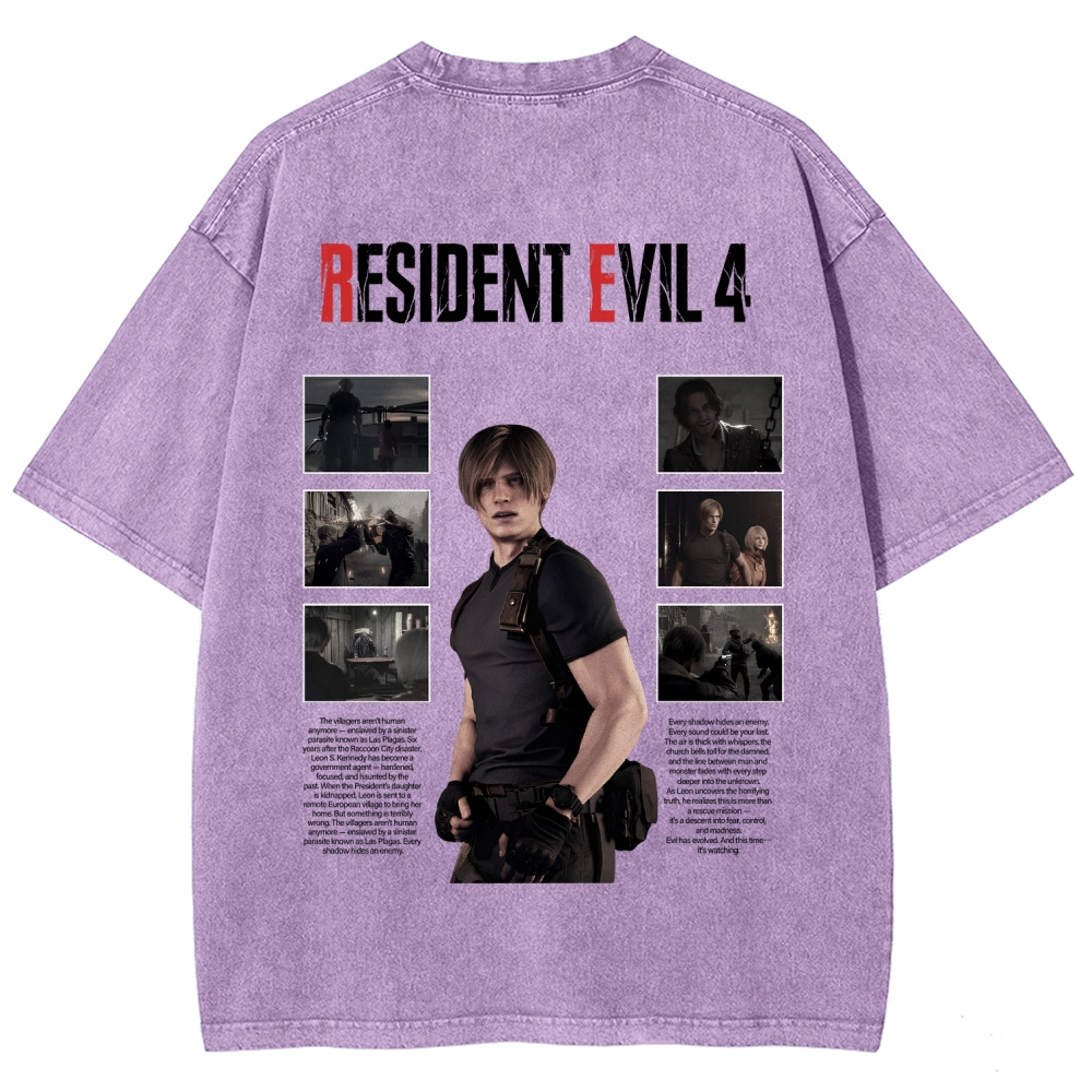 Resident Evil Unisex Fit Washed T-Shirt 2603000559