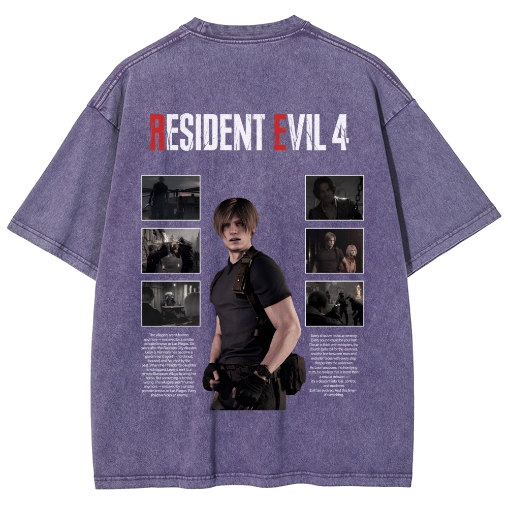 Resident Evil Unisex Fit Washed T-Shirt 2603000559