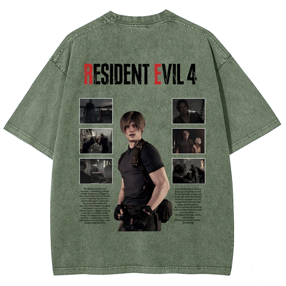 Resident Evil Unisex Fit Washed T-Shirt 2603000559