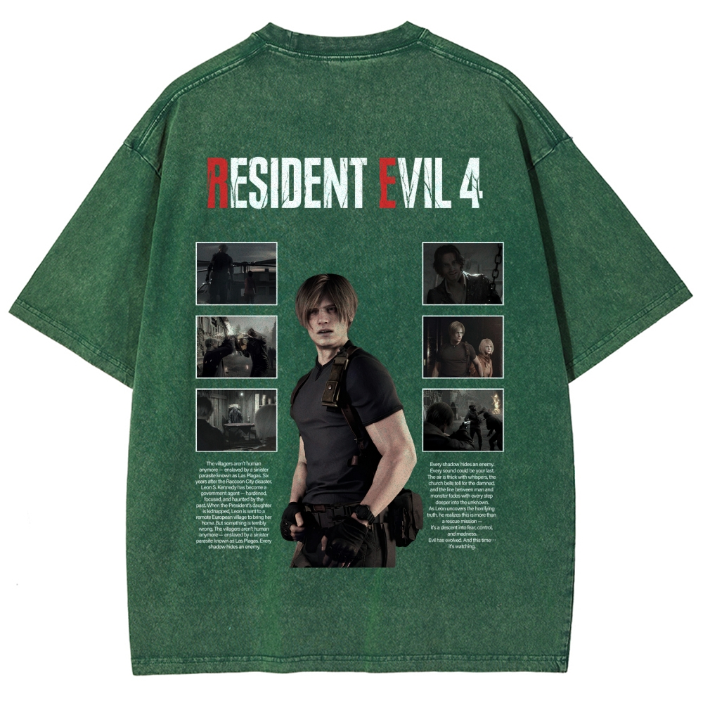 Resident Evil Unisex Fit Washed T-Shirt 2603000559