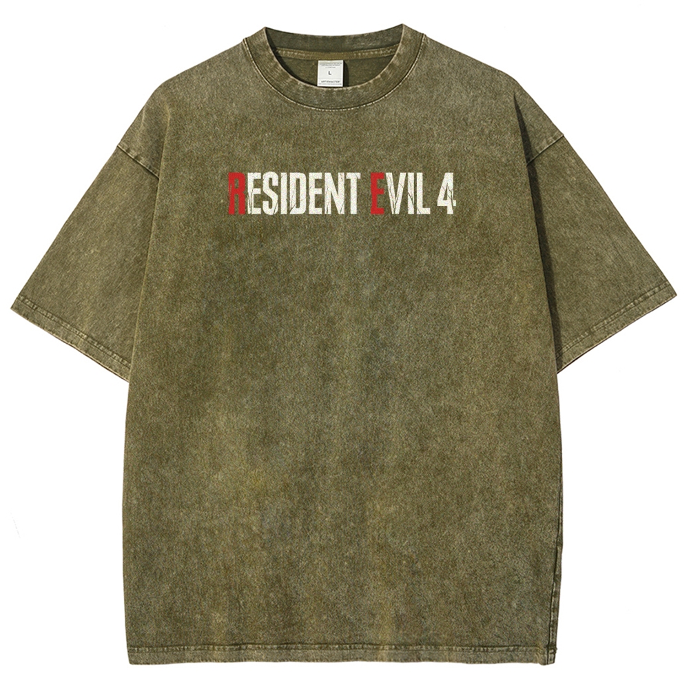 Resident Evil Unisex Fit Washed T-Shirt 2603000559