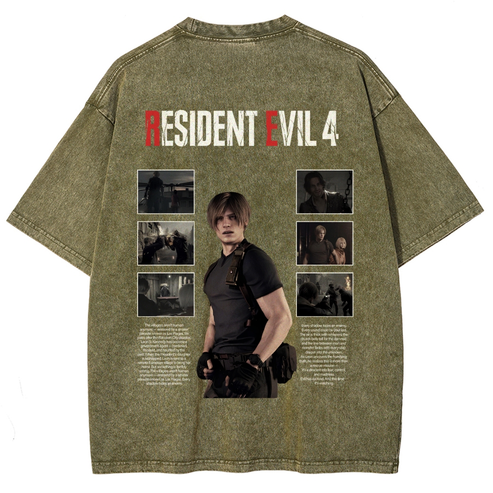 Resident Evil Unisex Fit Washed T-Shirt 2603000559