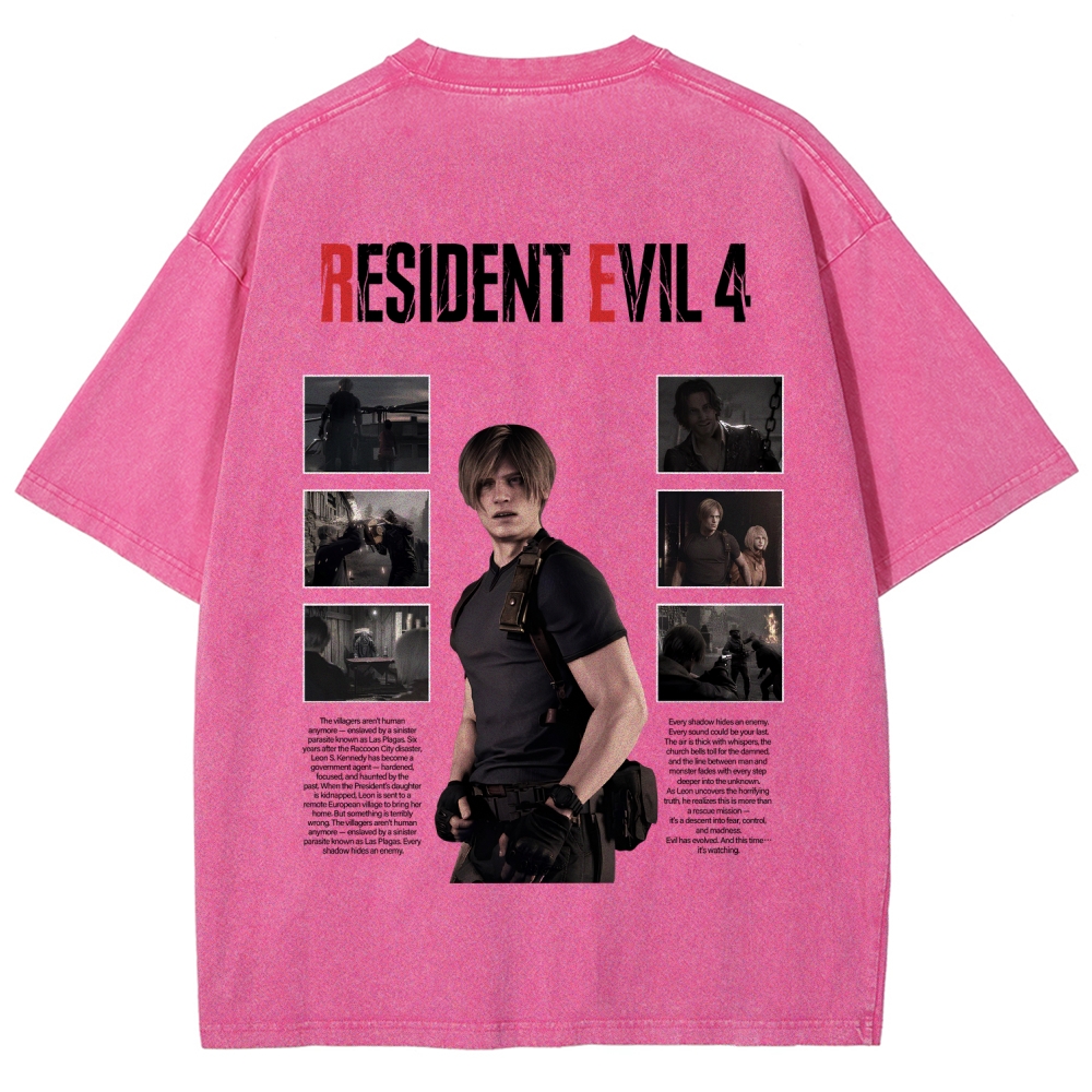 Resident Evil Unisex Fit Washed T-Shirt 2603000559