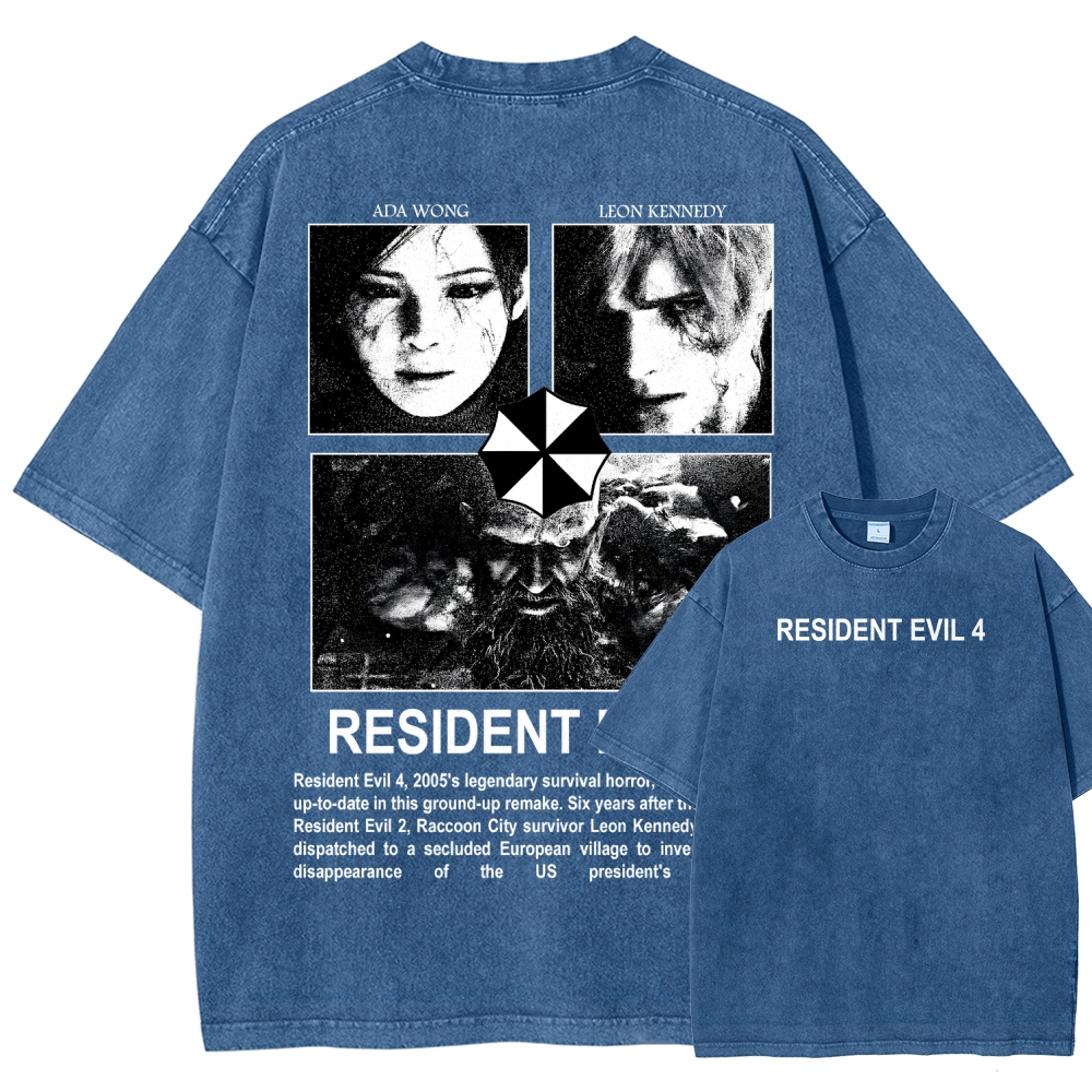 Resident Evil Unisex Fit Washed T-Shirt 2603000576